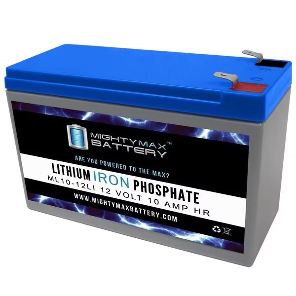 12V 10AH Lithium Replacement Battery for Hot Wheels Urban Shredder, Mighty Max Battery, Mfr#: MAX3917814